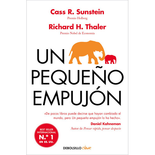 Un Pequeño Empujón, De Thaler, Richard H.., Vol. 0. Editorial Debolsillo, Tapa Blanda En Español, 2023