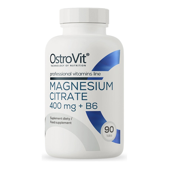 Citrato De Magnesio 400mg +b6 90 Tabletas - Ostrovit