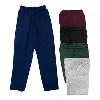 Pantalón Jogging 4 A 16 Doblefriza Escolar Colores Pack X3 