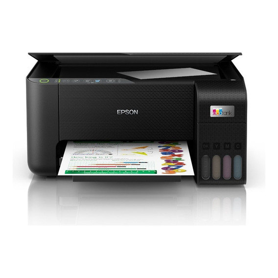 Impresora Epson Ecotank L3250 Multifuncional Wifi A Color Color Negro