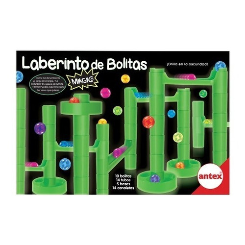 Laberinto De Bolitas Magico Brilla En Oscuridad Juego Antex