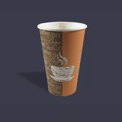 Vasos de café de papel desechables de 12 oz [paquete de 100