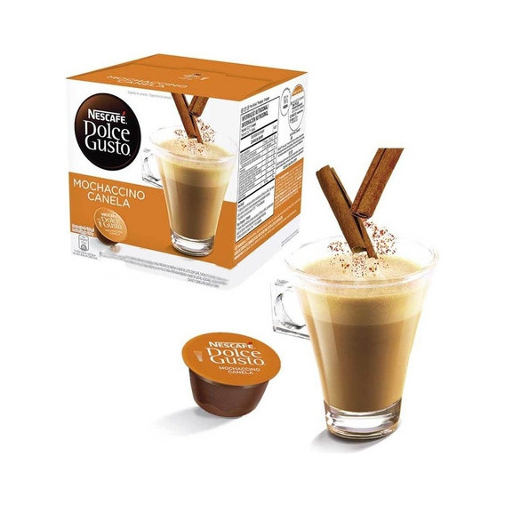 Cápsulas Dolce Gusto Mocachino Canela Caja 10 Unidades 