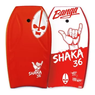 Body Board Banga® Shaka 36¨+ Pita Rulo Barrenador Semi Pro