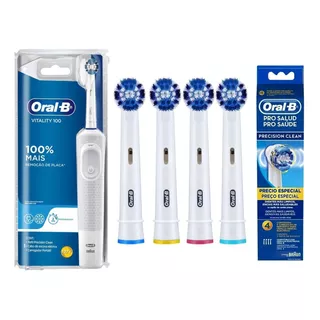 Escova Dental Eletrica Oral-b Vitality+4 Refil-110v-frete G*