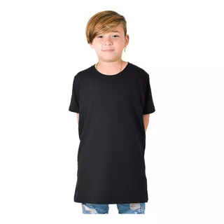 Remera Niña/o Algodón 100% Lisa Jersey Peinado Super Premium