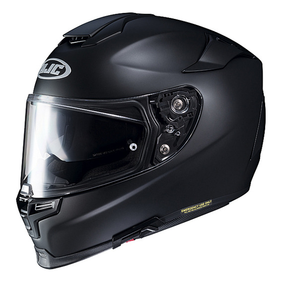 Casco Moto Hjc Integral Rpha 70 Pim-p Sólido Semi Flat Black