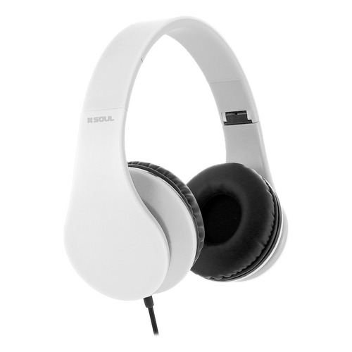 Auricular Soul Vincha Con Cable L600 Sonic Shock Color Blanco