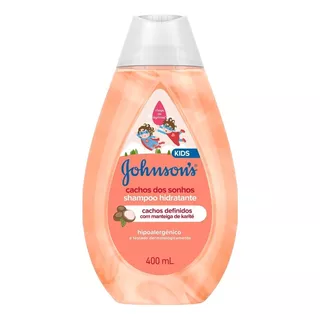 Shampoo Infantil Cachos Dos Sonhos 400ml Johnson's