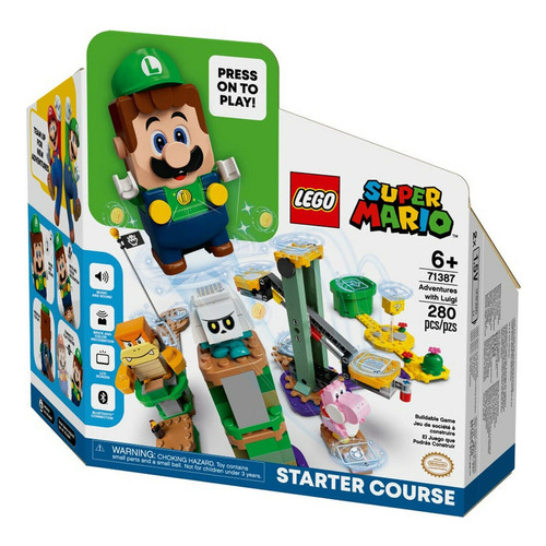 Lego® Super Mario Inicial Aventuras Con Luigi Cantidad de piezas 280