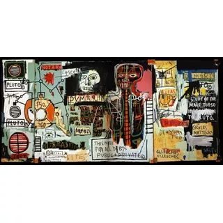 Lamina Fine Art Notary Basquiat 58x120 Cm Mycarte