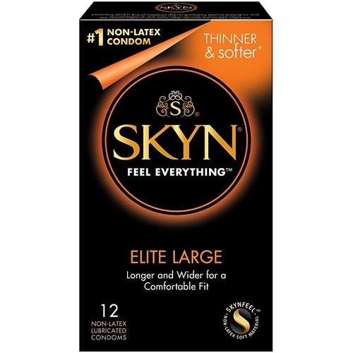 Condones Skyn No Latex Elite Grande 12pzs Americano Original