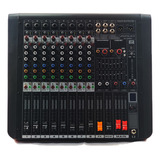 Consola Amplificada Batblack 8 Canales Bt-mb8p 1200w