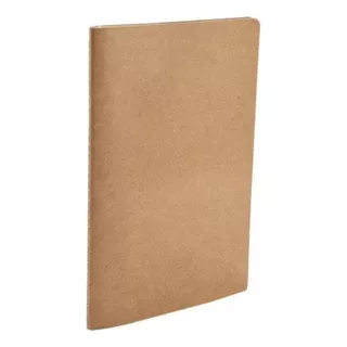 Libreta Kraft 60 Hojas En Rayas, Puntos Y Blanco 10 Pzs