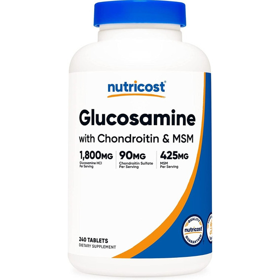 Original Nutricost Glucosamine & Chondroitin & Msm, 240cap