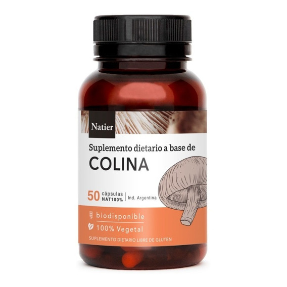 Natier Suplemento A Base De Colina X 50 Capsulas