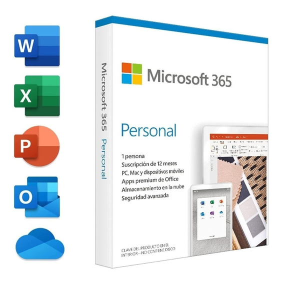 Microsoft 365 Personal Con 1 Tb De Almacenamiento En La Nube