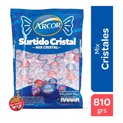 Caramelos Mix Cristales X 810 Gr