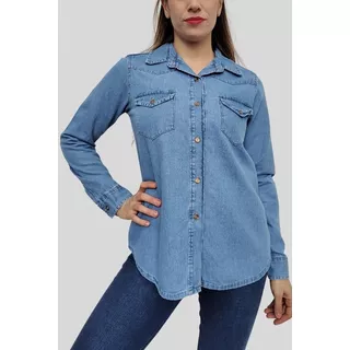 Camisa Jean, Laque (talles S Al Xxxl)