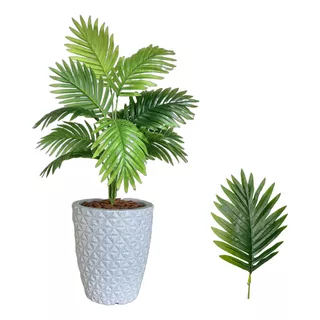 Planta Artificial Palmeira Com Vaso Polietileno Completo