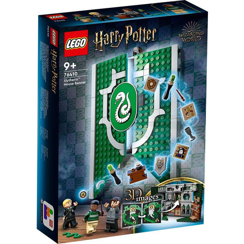 Lego 76410 Estandarte De La Casa Slytherin Harry Potter Cantidad de piezas 349