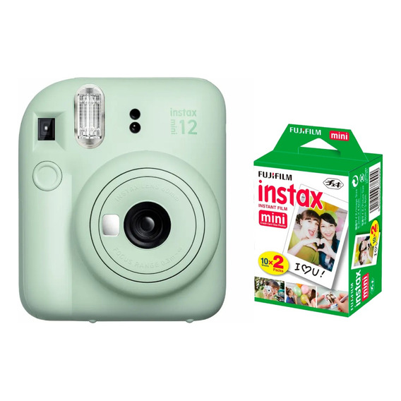 Combo Cámara Instax Mini 12 + Papel Mini X 20