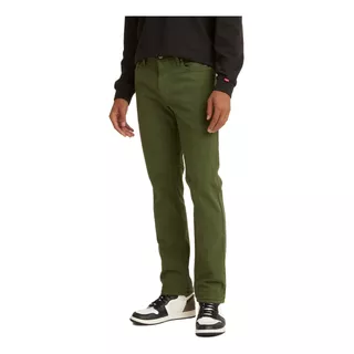 Pantalón Levis Hombre Modelo 511 Slim Gabardina Verde 