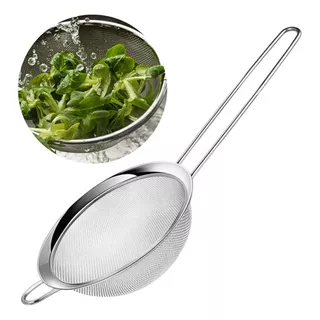 Peneira Para Cozinha Aço Inox Grande 20cm Polvilhar Farinhas