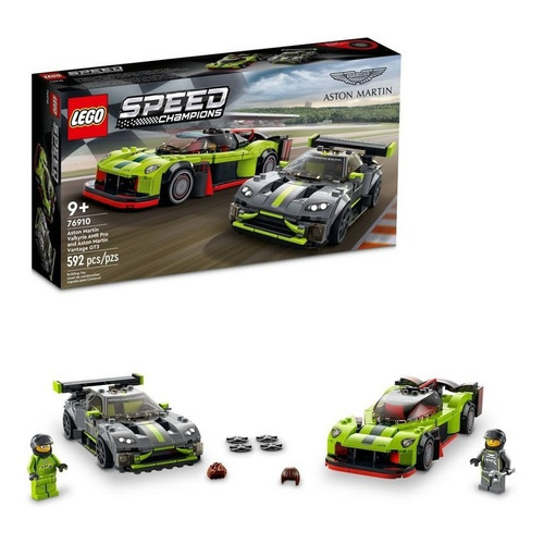 Kit Lego Speed Aston Martin Valkyrie Amr Pro Y Vantage Gt3 Cantidad de piezas 592
