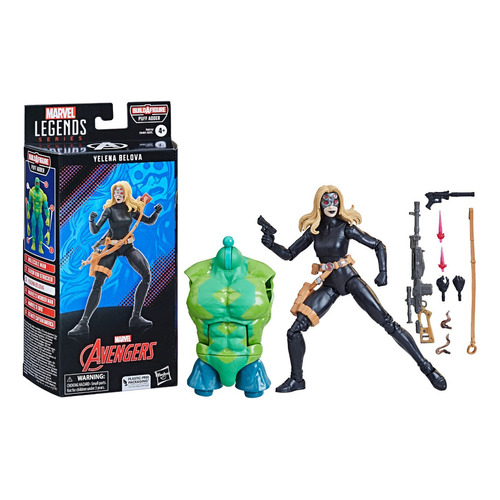 Figura Yelena Belova Marvel Legends Series Baf Puff Adder