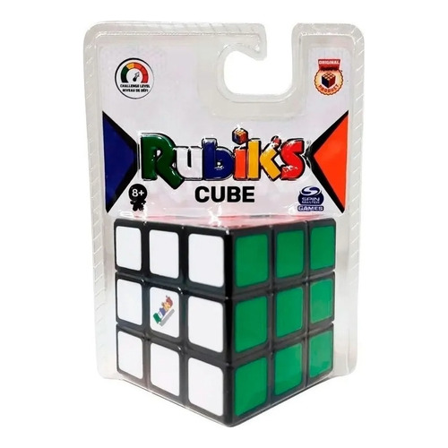 Cubo Mágico Cúbico De 3x3x3 Piezas Spin Master Rubiks Color Cubo