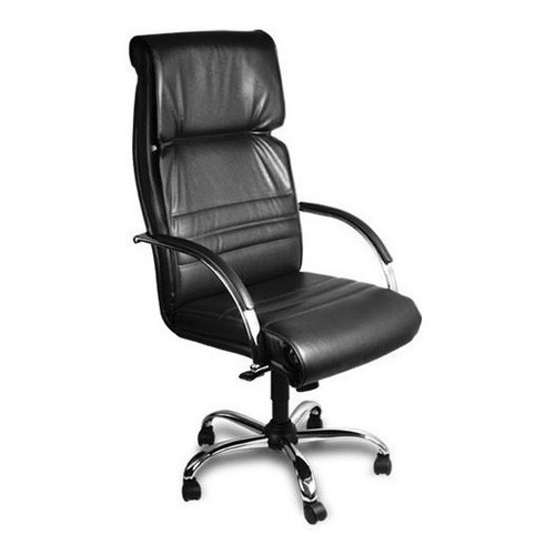 Silla De Oficina Ejecutivo Gerencial Sillon De Pc  Gta 3 Año Color Negro/Estructura CROMADA