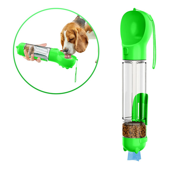 Botella De Agua Para Perros Multifuncional Y Portatil