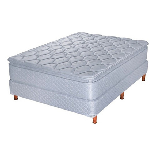 Sommier Dos Plazas Multiflex Resortes Somier Pillow Top Color Blanco