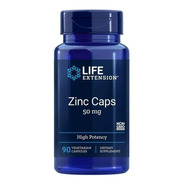 Zinc Premium 50mg 90 Capsulas Alta Potencia Inmunidad Life