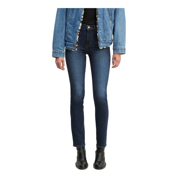 Jeans Mujer 724 High Rise Straight Azul Levis 18883-0048