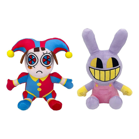 2 Peluches Circo Digital Pomni Jax Ragatha Circus Modelos