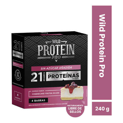 Wild Protein Pro Berries Cheesecake 4 Uds