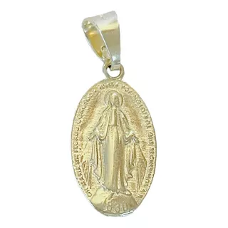 Medalla La Milagrosa 1.6 Cm Nv Virgen Inm Concepción Oro 10k