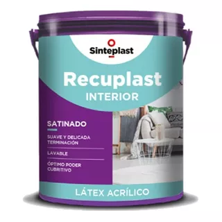 Recuplast Interior Satinado 20 Lt Pintura Látex Interior