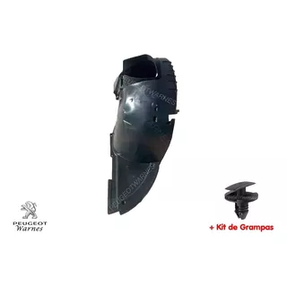 Guardaplast Delantero Izquierdo + Kit Grampas Para Peugeot 307