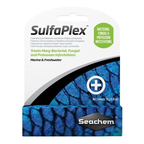 Sulfaplex 10g Medicamento Para Peces Seachem