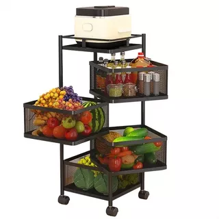 Organizador De Cocina 4 Niveles Acero Inoxidable