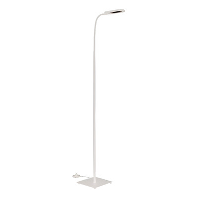 Lampara De Pie Neron  Flexible 1 Luz Moderna