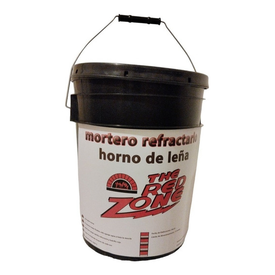Mortero Refractario Hornos De Leña Pan Pizza 1,450°c 35kg