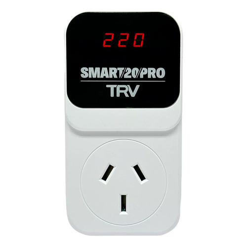 Protector De Tensión TRV Electronics 20amp Aire Acondicionado Freezer SMART20 Blanco