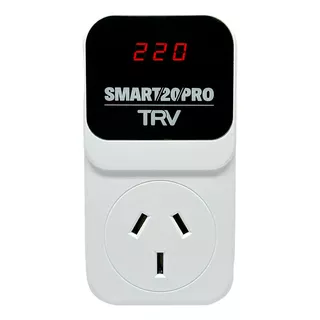 Protector De Tensión Trv Electronics 20amp Aire Acondicionado Freezer Smart20 Blanco