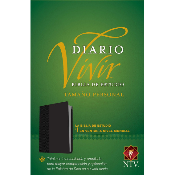 Biblia De Estudio Del Diario Vivir Ntv Tamaño Personal Negro