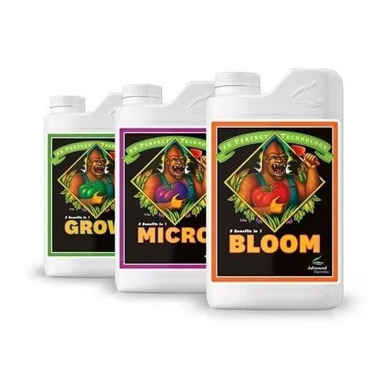 Ph Perfect Grow+micro+bloom 1lt Advanced Nutrients