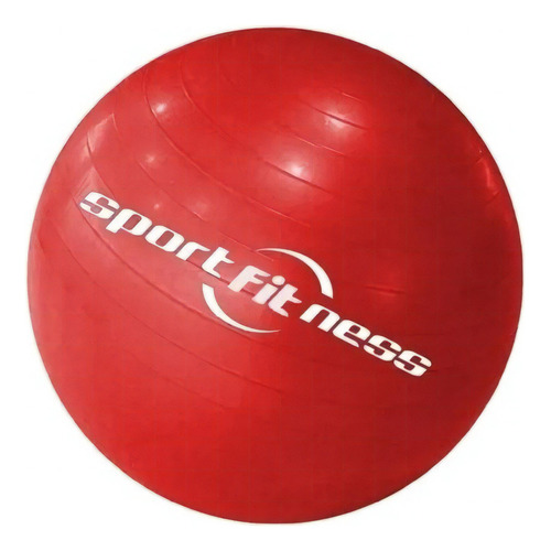 Balón Pelota Pilates Yoga 65 Cms. Sport Fitness Balance Color Rojo